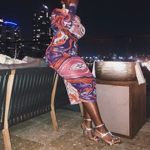 Kai Collective Gaia Dress in Purple